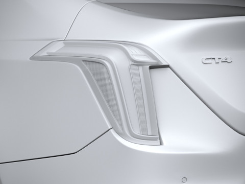 Cadillac CT4 2020 Modèle 3D