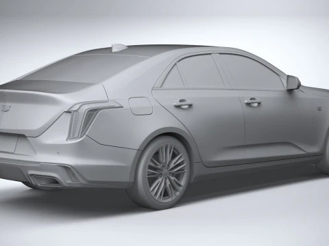 Cadillac CT4 2020 3D Model