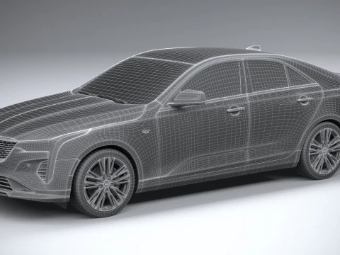 Cadillac CT4 2020 3D Model