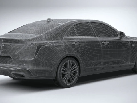 Cadillac CT4 2020 3D Model