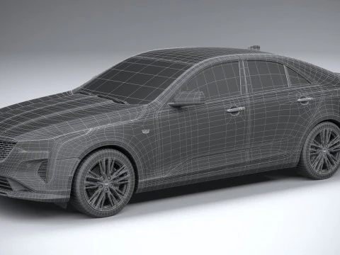 Cadillac CT4 2020 3D Model