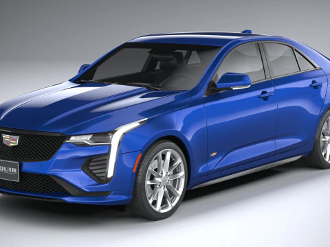 Cadillac CT4-V 2020 3D Model