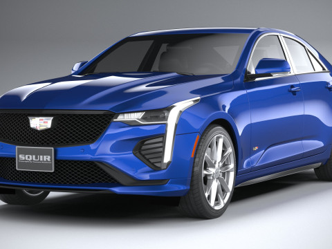 Cadillac CT4-V 2020 3D Model