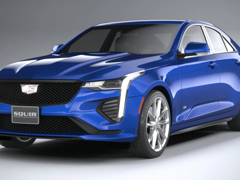 Cadillac CT4-V 2020 3D Model