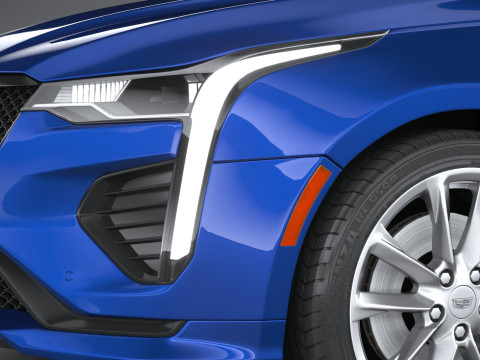 Cadillac CT4-V 2020 3D Model