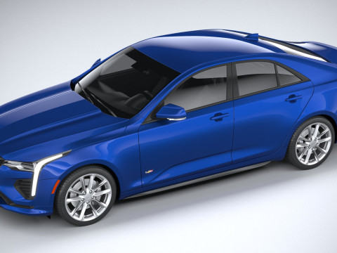 Cadillac CT4-V 2020 3D Model