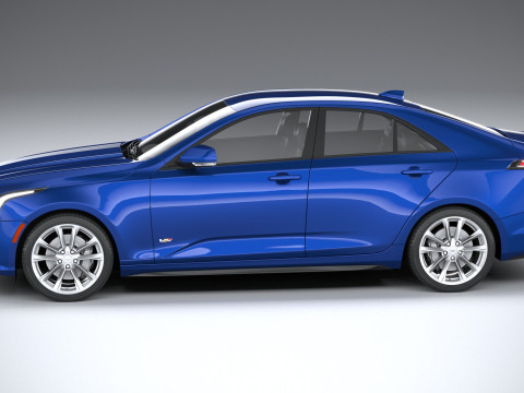 Cadillac CT4-V 2020 3D Model