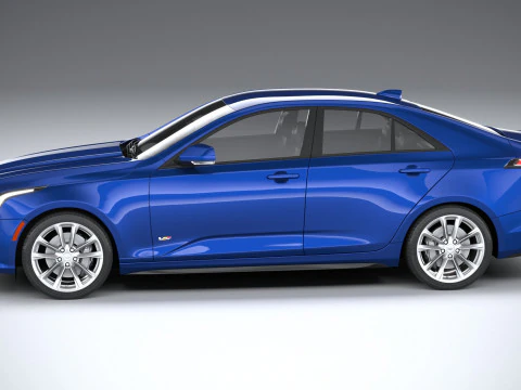 Cadillac CT4-V 2020 3D Model