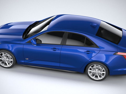 Cadillac CT4-V 2020 3D Model