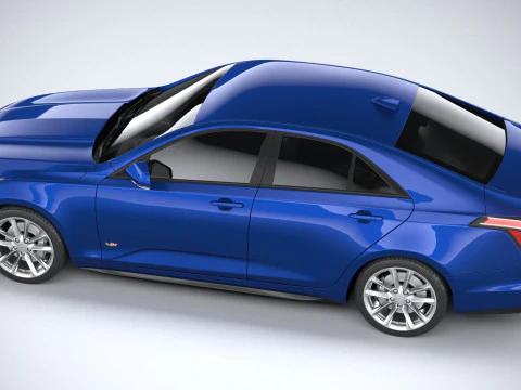 Cadillac CT4-V 2020 3D Model