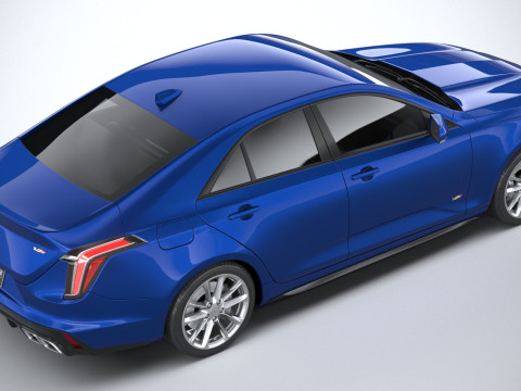 Cadillac CT4-V 2020 3D Model