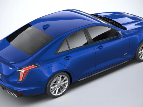 Cadillac CT4-V 2020 3D Model