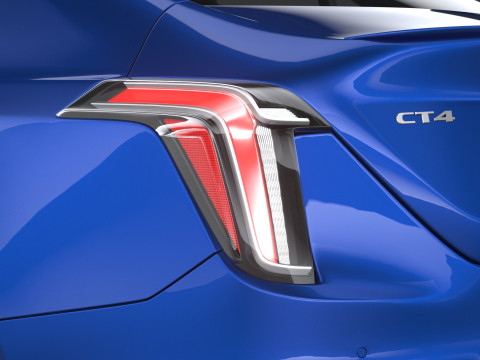 Cadillac CT4-V 2020 3D Model
