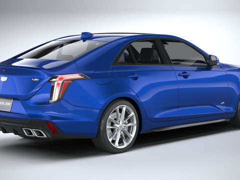 Cadillac CT4-V 2020 3D Model