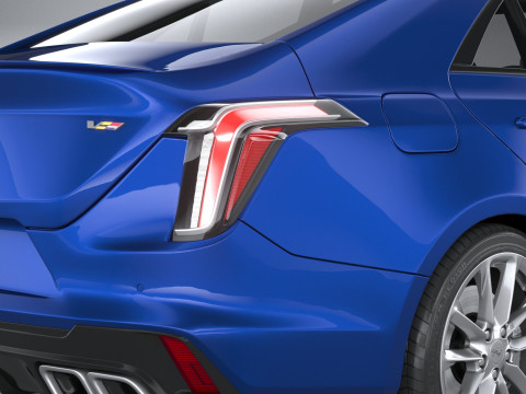 Cadillac CT4-V 2020 3D Model