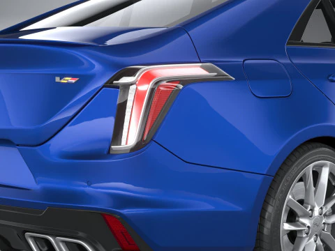 Cadillac CT4-V 2020 3D Model