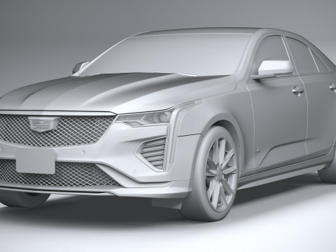 Cadillac CT4-V 2020 3D Model