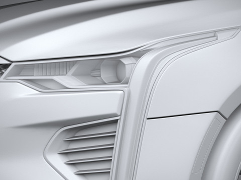 Cadillac CT4-V 2020 3D Model