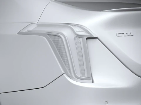 Cadillac CT4-V 2020 3D Model