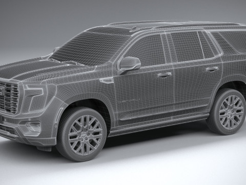 GMC Yukon Denali 2025 Modèle 3D