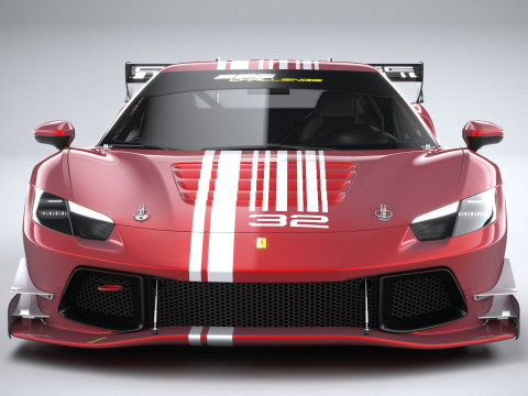 Ferrari 296 Challenge 2024 3D Модель