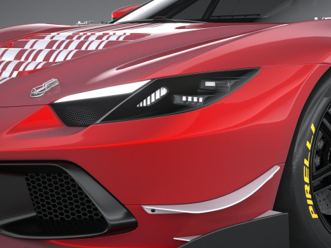 Ferrari 296 Challenge 2024 3D Модель