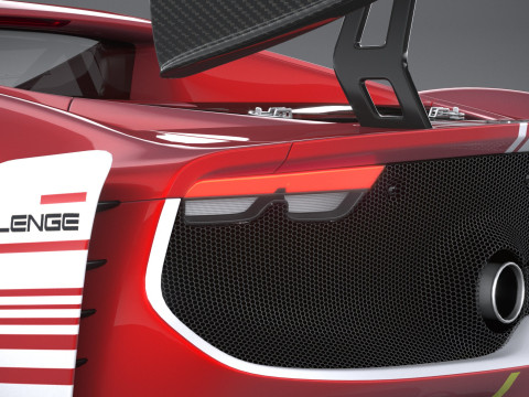 Ferrari 296 Challenge 2024 3D Модель