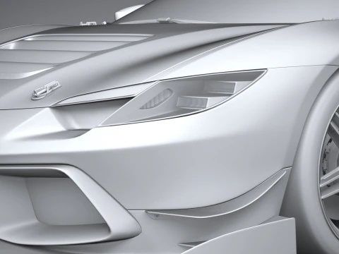 Ferrari 296 Challenge 2024 3D Model