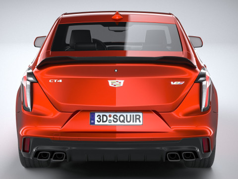 Cadillac CT4-V Blackwing 2022 Model 3D