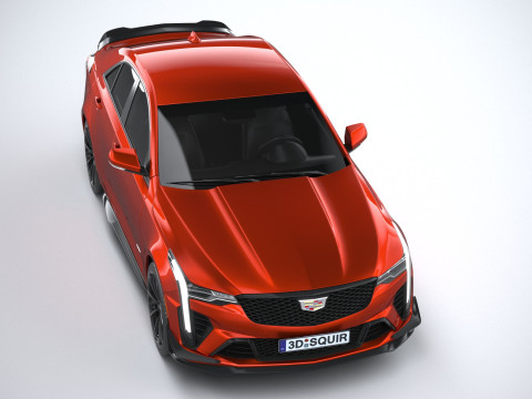 Cadillac CT4-V Blackwing 2022 Model 3D