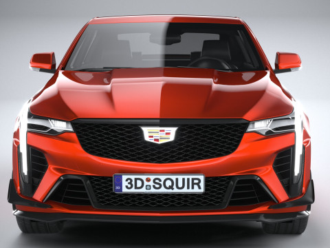 Cadillac CT4-V Blackwing 2022 Model 3D