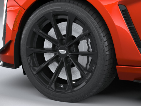 Cadillac CT4-V Blackwing 2022 Model 3D