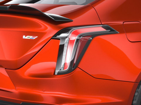 Cadillac CT4-V Blackwing 2022 Model 3D