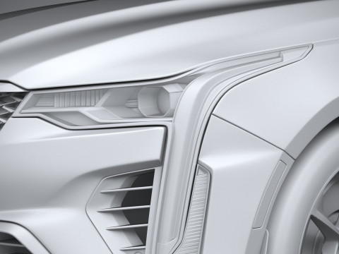 Cadillac CT4-V Blackwing 2022 Model 3D