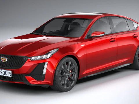 Cadillac CT5-V 2020 3D Model