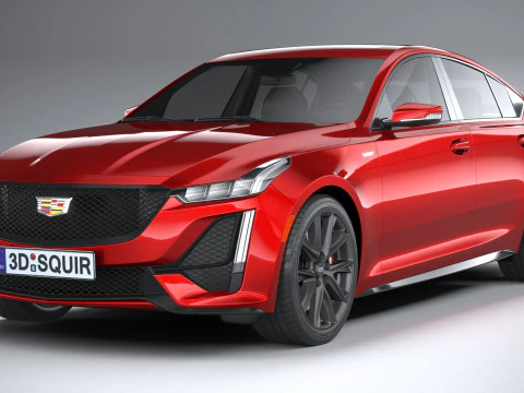Cadillac CT5-V 2020 3D Model