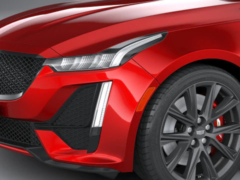 Cadillac CT5-V 2020 3D Model