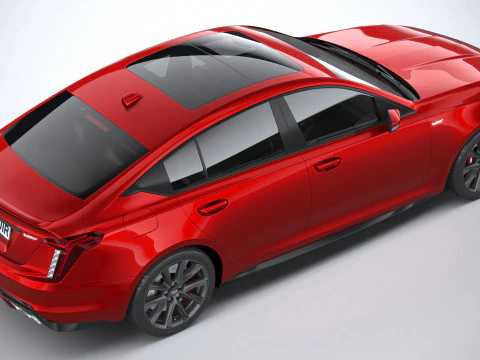 Cadillac CT5-V 2020 3D Model