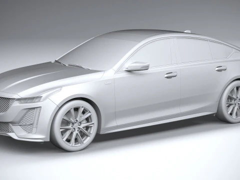 Cadillac CT5-V 2020 3D Model