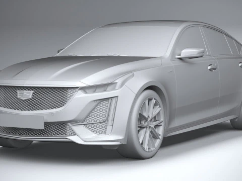 Cadillac CT5-V 2020 3D Model