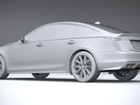 Cadillac CT5-V 2020 3D Model