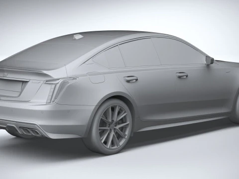 Cadillac CT5-V 2020 3D Model