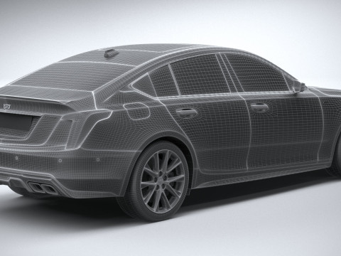 Cadillac CT5-V 2020 3Dモデル