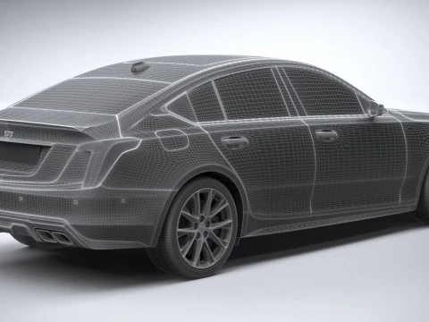 Cadillac CT5-V 2020 3D Model