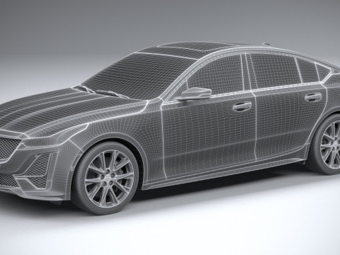 Cadillac CT5-V 2020 3Dモデル