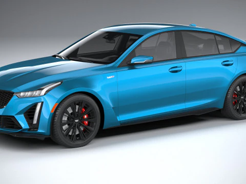 캐딜락 CT5-V 블랙윙 2022 3D 모델