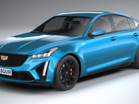 Cadillac CT5-V Blackwing 2022 3D-Modell