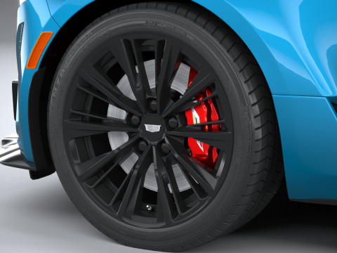 Cadillac CT5-V Blackwing 2022 3D-Modell