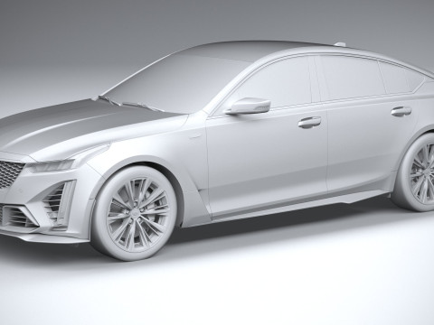 Cadillac CT5-V Blackwing 2022 3D-Modell