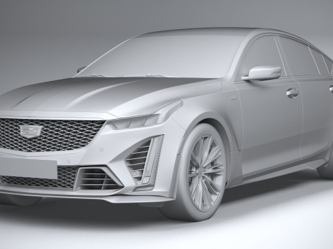 Cadillac CT5-V Blackwing 2022 3D-Modell
